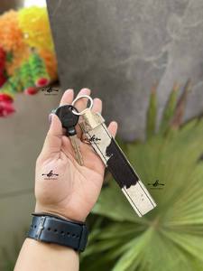 Luxury Genuine Leather Keychain <b>Custom</b> Personalized Car <b>Key</b> Holder Wholesale Promotional Gift - Product Image 2