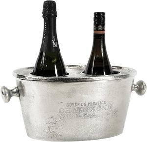 Cubo de hielo de aluminio increíblemente popular con un acabado elegante para servir vino, champán y en fiestas. - Product Image 6