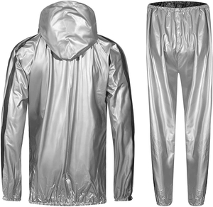 Sports Sauna Suit Sweat <b>Maximizer</b> Workout Suit for Men Women Fitness Training Waterproof Sauna Sweat Suit - Product Image 2
