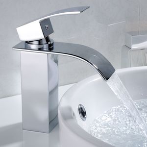Rubinetto Moderno Monocomando Cromato per Bagno, Miscelatore Monoforo per Lavabo, Ideale per Arredi Bagno Moderni - Product Image 2