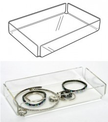 Exhibición de pulsera directa de fábrica: organizador de joyas acrílicas para exhibir su colección de pulseras con estilo y sofisticación - Product Image 2