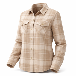 Chemises en flanelle à carreaux personnalisées OEM en gros pour femmes - Commande en gros directement auprès du fabricant - Product Image 3