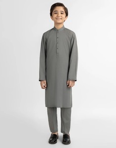 Ensemble Kurta Traditionnel en Coton pour Garçons, Violet, Coupe Classique, Longueur Cheville, Style Indien et Pakistanais, Toutes Saisons - Product Image 1