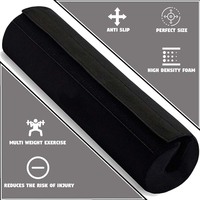 Coussinets de protection cervicaux en mousse améliorés pour haltères, respirants, confortables, durables et personnalisables pour les squats et les soulevés de hanches