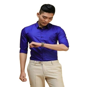 Camisas transpirables de secado rápido con cuello en V para mujer, ropa informal a rayas para oficina, de Vietnam - Product Image 2