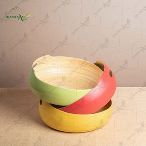 Tazón Curvo Más Vendido, Tazón de Bambú 100% Natural para Uso Doméstico y en Restaurantes de Thanh Nam Arts - Product Image 2