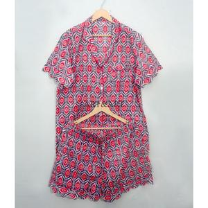 Pijama Corto con Cierre de Botones, Manga Corta, Personalizado para Mujer, Modal y Algodón, Conjunto de Pijama Corto con Estampado Digital, Ligero y Transpirable para Verano - Product Image 5