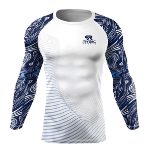 Vêtements de sport de haute qualité, rashguard personnalisé par sublimation, tissu extensible et doux, service OEM ODM - Product Image 1