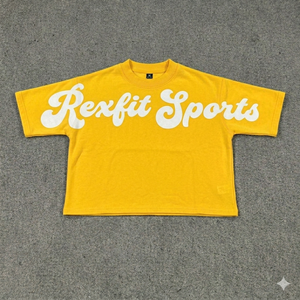 T-shirt surdimensionné noir délavé pour homme REXFIT SPORTS, col rond en coton, streetwear, t-shirt personnalisé de qualité supérieure - Product Image 6