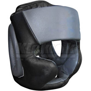 Protège-tête de boxe en cuir ajustable, couleurs personnalisées tendance, couvrant tout le visage, pour joueurs professionnels adultes - Product Image 4