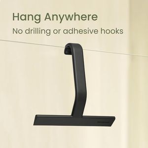 Tergivetro doccia in silicone tutto in uno con comoda gancio per appendere, ideale per finestre e porte in vetro domestiche - Product Image 4