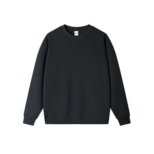 เสื้อสเวตเชิ้ตคอกลมโอเวอร์ไซส์หนานุ่มพิเศษสำหรับผู้หญิง พิมพ์ลายโลโก้ด้านหน้า เหมาะสำหรับฤดูใบไม้ร่วงและฤดูหนาว - Product Image 3