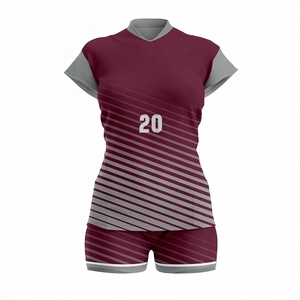 Maillot de volley-ball unisexe personnalisé imprimé en polyester 100% avec technologie de sublimation pour femmes et hommes, tailles plus grandes - Product Image 1
