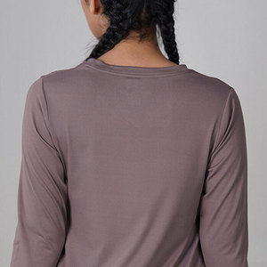 New Design Fitness <b>Women</b> <b>Compression</b> Workout <b>Top</b> Fitness Long Sleeve Shirts Hot Sale All Season - Product Image 4