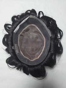 Austrian Taz Hair Bangladesh Premium Quality Mono Human Hair Toupee <b>Wig</b> with Natural Body and <b>Deep</b> <b>Waves</b> Styles - Product Image 4