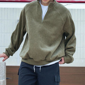 Nueva Llegada 2026 Sudaderas Casuales para Hombre, Sudadera de Forro Polar Suave de Manga Larga con Cierre de Cremallera, OEM - Product Image 4