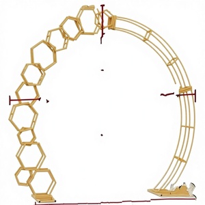 Mur de bougies métalliques pour la décoration de scène de mariage, panneau de toile de fond élégant pour mariage, décoration d'événements et de cérémonies indiennes à vendre - Product Image 1
