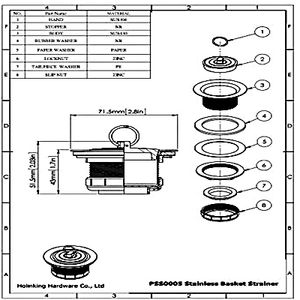 PSS0005 Bouchon de plateau en acier inoxydable - Product Image 4