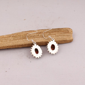 Shree Jaipur <b>Silver</b> 925 Sterling <b>Silver</b> Red Copper Lapis Lazuli Vintage Unisex/Women's Water Drop <b>Dangle</b> <b>Earrings</b> Wholesale - Product Image 5