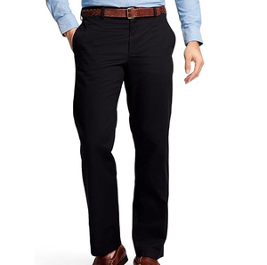 Pantalones de Verano Casuales para Hombre Active Squad, Negros Lisos, 100% Algodón, Tejido de Lana, Antiarrugas, Resistentes al Viento, Forrados con Forro Polar - Product Image 6