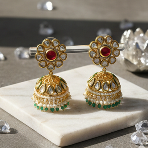 Pendientes Tradicionales para Boda con Detalles Intrincados Hechos a Mano para un Look Elegante, para el Mercado Global de Compradores Mayoristas de Fábrica - Product Image 4