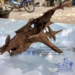 Bois flotté naturel de forme unique, best-seller, pour la décoration d'aquariums en acier inoxydable, forme irrégulière, fabriqué au Vietnam - Product Image 2