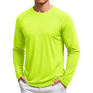 Men Long Sleeve Rash Guard <b>Lime</b> <b>Green</b> Quick Dry Polyester Compression <b>Shirt</b> Adult Sports Top Compression <b>Shirt</b> BJJ MMA - Product Image 1