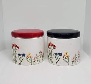 Ensemble de 5 pots de conservation en céramique avec couvercles en bambou, hermétiques, adaptés aux aliments, durables, organiseur de cuisine, rangement moderne - Product Image 3