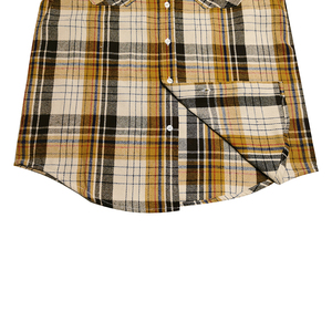 Chemise en flanelle de laine personnalisable en couleur, chemise en flanelle cousue, chemises en flanelle pour femmes - Product Image 4
