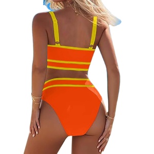 Offre Spéciale impression personnalisée maillots de bain dos nu deux pièces Bikini maillot de bain personnalisé femmes OEM maillot de bain 2025 - Product Image 4
