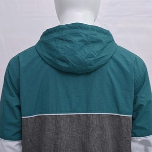 Unisex Mens Urban Hooded Windbreaker <b>Tracksuit</b> Utility Style Jogger Set Half Zip Jacket Street Activewear Custom OEM - Product Image 3