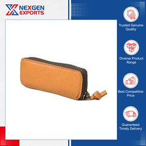 Llavero de Cuero PU Hecho a Mano con Estampados de Animales, de Alta Calidad y Durabilidad, con Cierre de Cremallera, Venta Global, India - Product Image 3