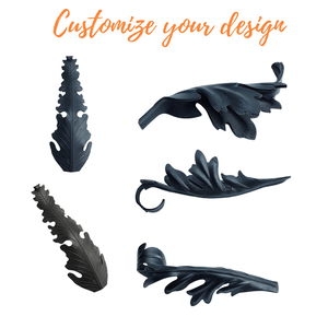 Pointes de flèches et pointes de lance décoratives en fer forgé pour portails, clôtures et villas – Design moderne – Vente en gros - Product Image 5