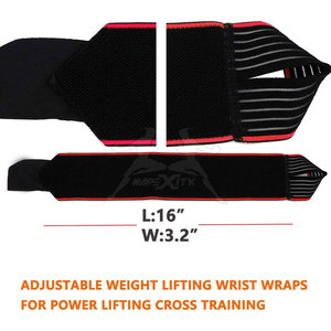 Bandes de maintien pour poignets sur mesure, grandes tailles, couleur unie, pour adultes, pour la gym et le fitness, en vente - Product Image 5
