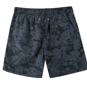 <b>Men's</b> Casual Nonwoven Breathable Quick Dry Beach Shorts for Swimming and Surfing Solid Pattern Swim <b>Trunk</b> with Digital Printing - Product Image 3