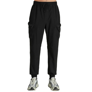 Pantalones Deportivos Casuales para Hombre, Ligeros, de Cintura Media, Corte Recto, Fáciles de Poner, Tela Suave y Elástica, Cierre con Cordón - Product Image 2
