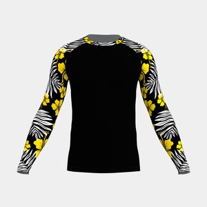 Fitness Rash Guard Long Sleeve <b>Compression</b> <b>Shirt</b> High Elasticity Workout Top Training Wear USA Europe Wholesale Top - Product Image 1