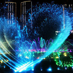 Fuente de Agua Musical 3D con Diseño Personalizado, Luces LED y Construcción de Acero Inoxidable para Uso en Exteriores y Paisajes Modernos - Product Image 5