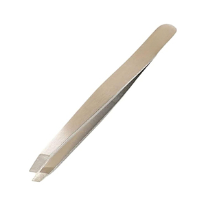 Pincettes d'application de cils en acier inoxydable, pointe fine, prise en main précise, outil de maquillage de beauté pour usage professionnel en salon - Product Image 1