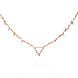 Collier tennis en or rose 18 carats massif avec diamants taille brillant certifiés IGI, bijou tendance unisexe pour usage quotidien, pierre naturelle - Product Image 4