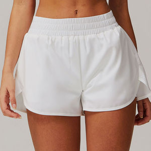 Wholesale Price High Waist Satin Shorts <b>Men</b> Casual Breathable Elastic Waist Short Shorts Solid Color Woven Fabric - Product Image 2