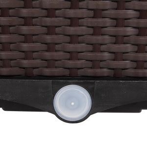 2 Pezzi Fioriera Rettangolare Rialzata per Giardino, Vaso per Piante, Ortaggi ed Erbe Aromatiche per Coltivazione Esterna - Product Image 5