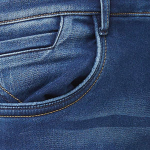 กางเกงยีนส์ผู้ชายดีไซน์เนอร์ขายส่ง ทรงสลิมฟิต สีกลาง ยีนส์เดนิม รับทำโลโก้ กางเกงยีนส์ผู้ชายแบบยืด ผู้ผลิตส่งออก - Product Image 6