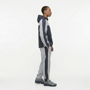 Survêtement Homme Haute Qualité Color Block à Capuche avec Fermeture Éclair Intégrale, Poches Latérales, Respirant, Style Sportif, Idéal Automne, Coupe Droite - Product Image 5