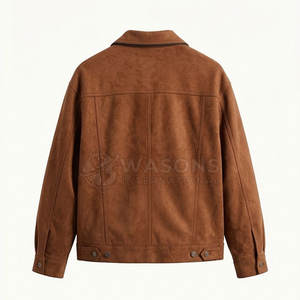 Chaqueta de senderismo urbana moderna y elegante de corte ajustado para hombre, chaqueta tipo camionero para fitness y ropa urbana. - Product Image 5