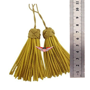 Glands en franges dorés, décorations pour vêtements liturgiques, glands de mariage, glands pour cadeaux, invitations et événements, rideaux - Product Image 1
