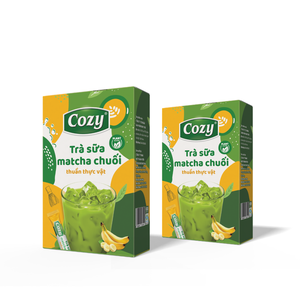 ตัวอย่างชาฟรี ชาผลไม้สำเร็จรูป 3in1 บรรจุ 10-18 ซองต่อกล่อง ชาแบบซอง กลิ่นกล้วย ชาเขียวมัทฉะ ชานม - Product Image 1