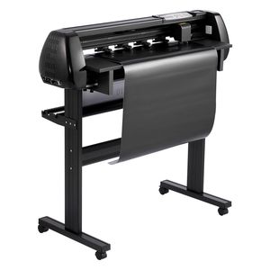 Macchina da Taglio per Vinile con Larghezza di Alimentazione Massima di 34 Pollici, Doppie Lame, Forza e Velocità Regolabili, Display LED, Funzionalità di Stampa - Product Image 1