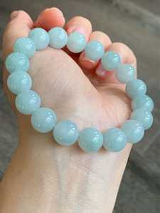 Classic Agate <b>Beaded</b> <b>Bracelet</b> Red Orange Ball Shape Unisex Gift Jewelry - Product Image 5