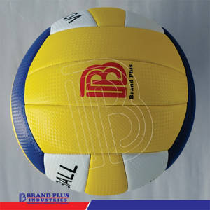 ลูกวอลเลย์บอลชายหาด Brand Plus Soft ผลิตจากหนังสังเคราะห์ น้ำหนักเบา ขนาดมาตรฐาน พร้อมวาล์วบิวทิล ไส้ในทำจากยางลาเท็กซ์ เหมาะสำหรับการฝึกซ้อมทั้งในร่มและกลางแจ้ง - Product Image 4